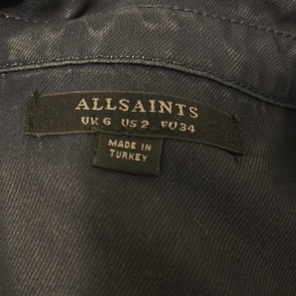 All Saints Sam Coated Tencel Dress